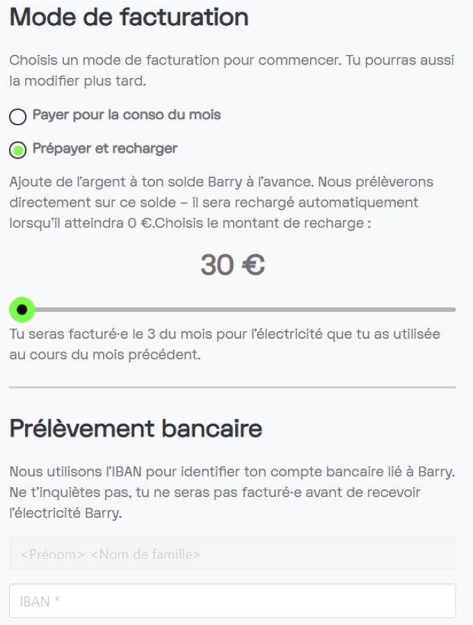 Offre Classique Barry étape souscription 4